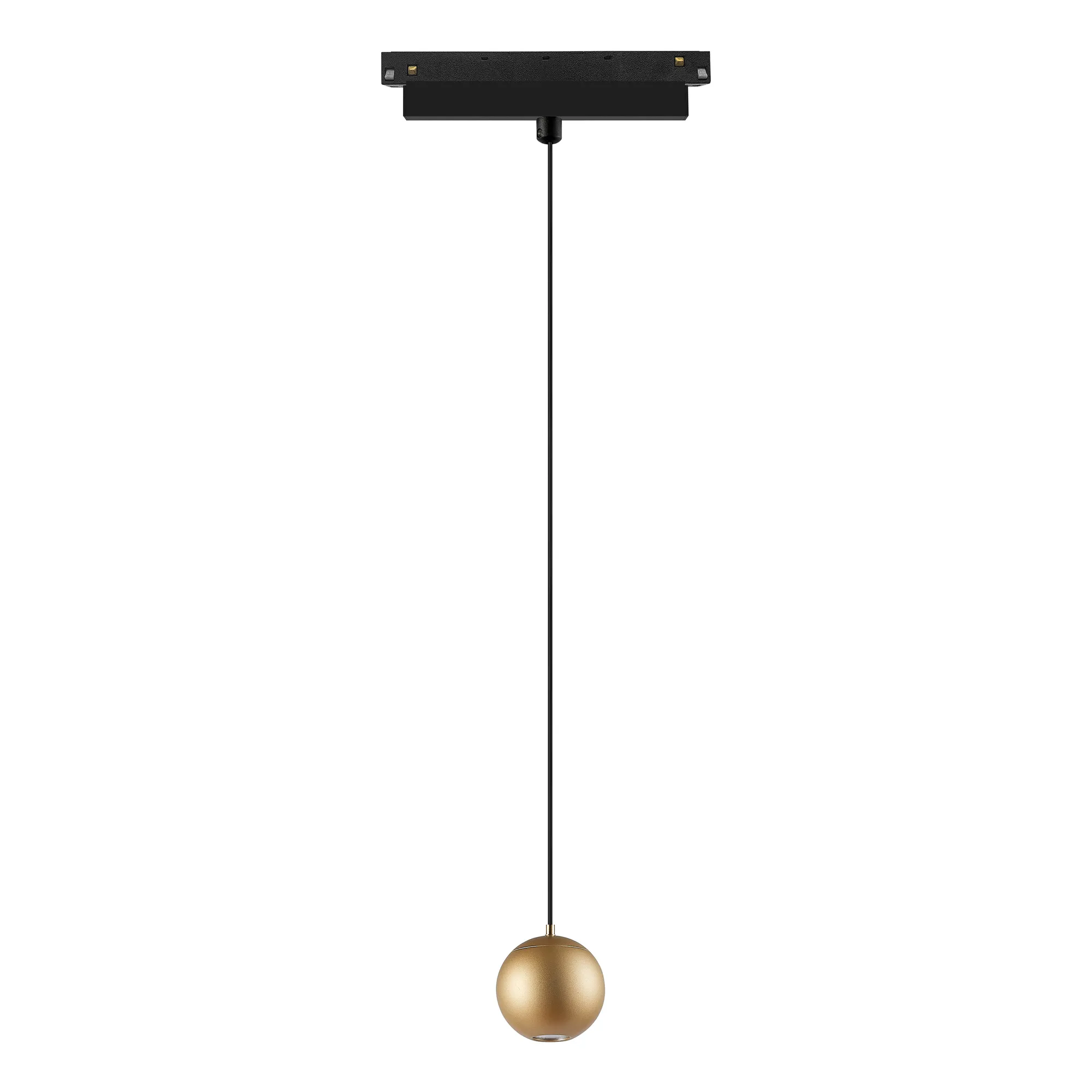 M8994  Magneto Track Ball Pendant Triac Dimmable, 7W LED, 2700K, 560lm, Gold/Black,